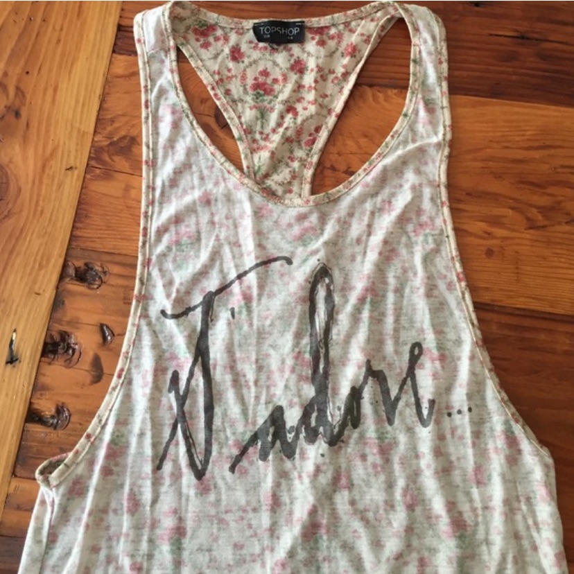 Topshop Jadore Tank Top Floral